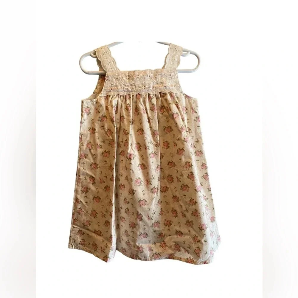 STRAWBERRY FAIRE GIRLS SUNDRESS DRESS SUMMER SPEING EASTER PINK FLORAL SIZE 3T